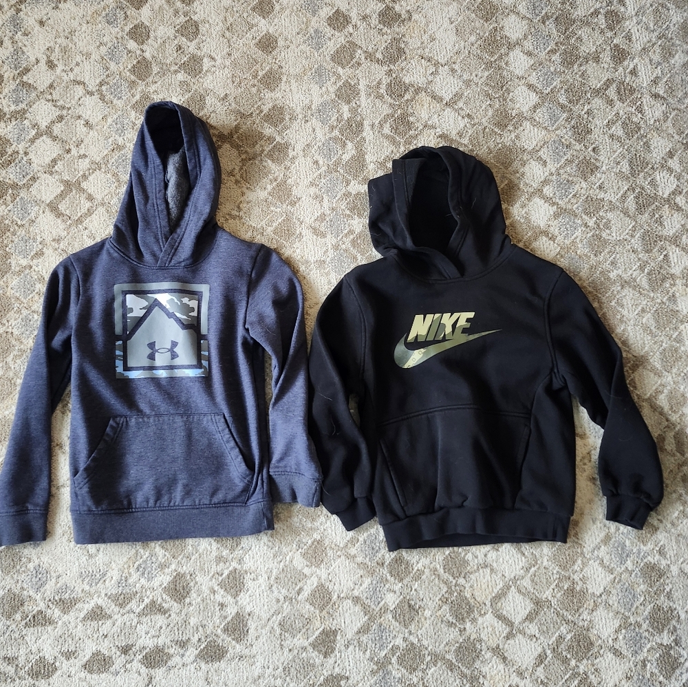 Under Armour and Nike Hoodie Kids- Size: Youth Medium